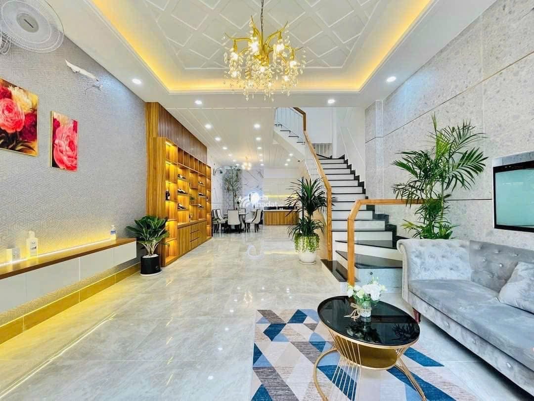 BÁN ĐẤT TẶNG NHÀ 3 TẦNG MỚI FULL NỘI THẤT - DT 75M2 – GIÁ CHỈ 6.3 TỶ TL