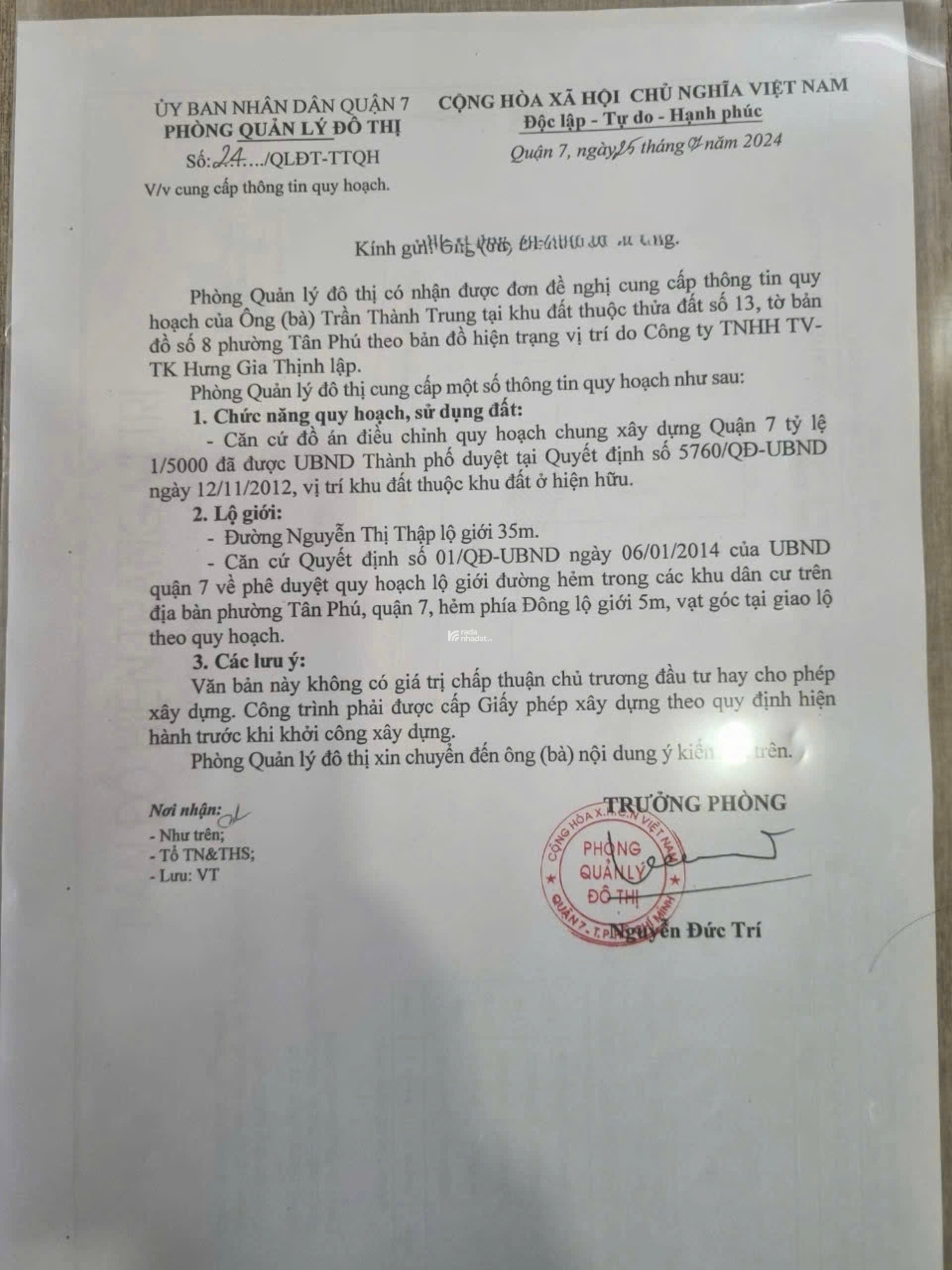 Bán nhà góc 2 mặt tiền 121 Nguyễn thị thập phường tân phú Quận 7. dt 7x22m