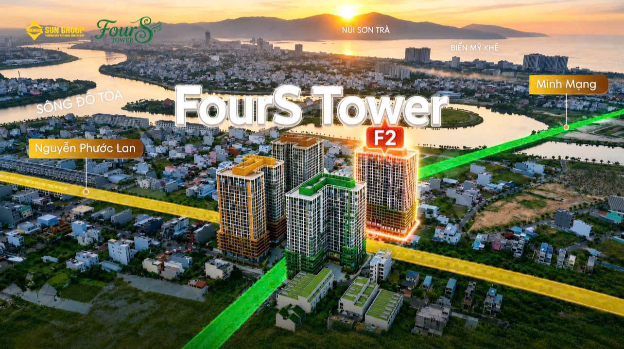 Sun Group ra mắt tòa F2 Sun Four S, chỉ từ 450tr sở hữu ngay, NH hỗ trợ vay 70%, 0% lãi 24 tháng