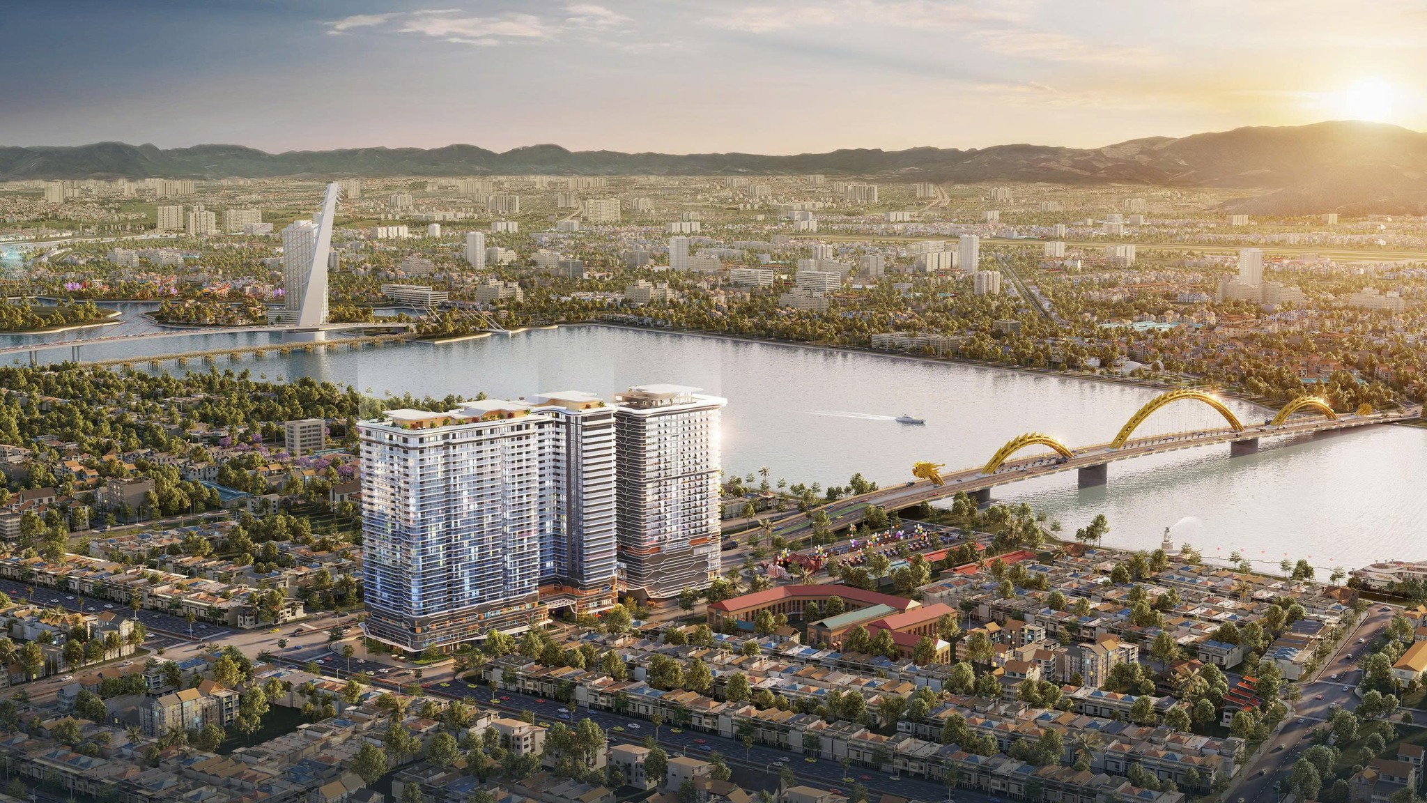 The Legend City Đà Nẵng căn hộ hạng sang ngay Cầu Rồng, tầm view sông - núi - biển, sở hữu lâu dài