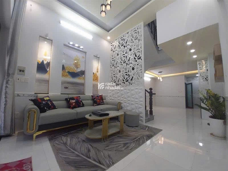 Nhà 3 tầng  Gần công viên Làng Hoa Đường số 9  Phường 9  Gò Vấp  4x14m  Giá 5.95 tỷ