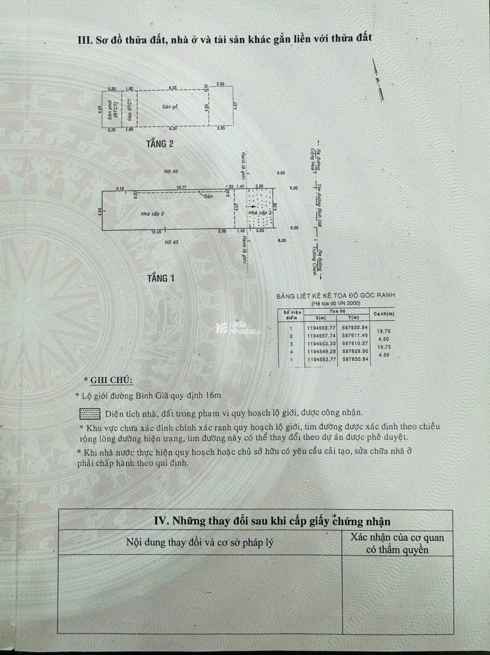 HOT: BÁN NHÀ MT 4.5X20M (CHUẨN TỬNG CM) BÌNH GIÃ, P13 TÂN BÌNH .