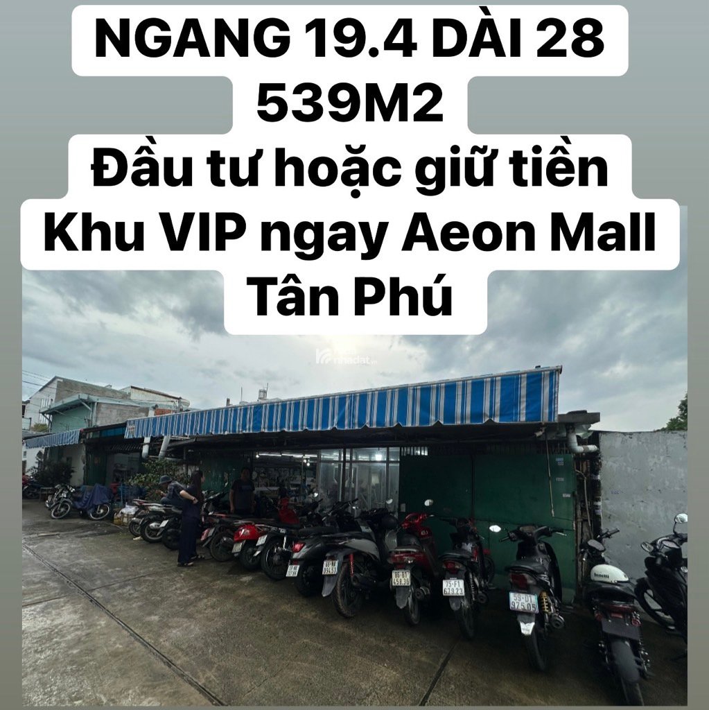  NHÀ XƯỞNG KINH DOANH FULL THỔ CƯ -   NGAY AEON MALL TÂN PHÚ- ĐƯỜNG XE TẢI 5 TẤN RA VÀO THOẢI MÁI