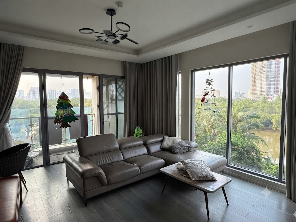 Bán 11.5 Tỷ căn 3PN 120m2 Đảo Kim Cương Quận 2, Full Nội Thất Đẹp, view sông thoáng mát