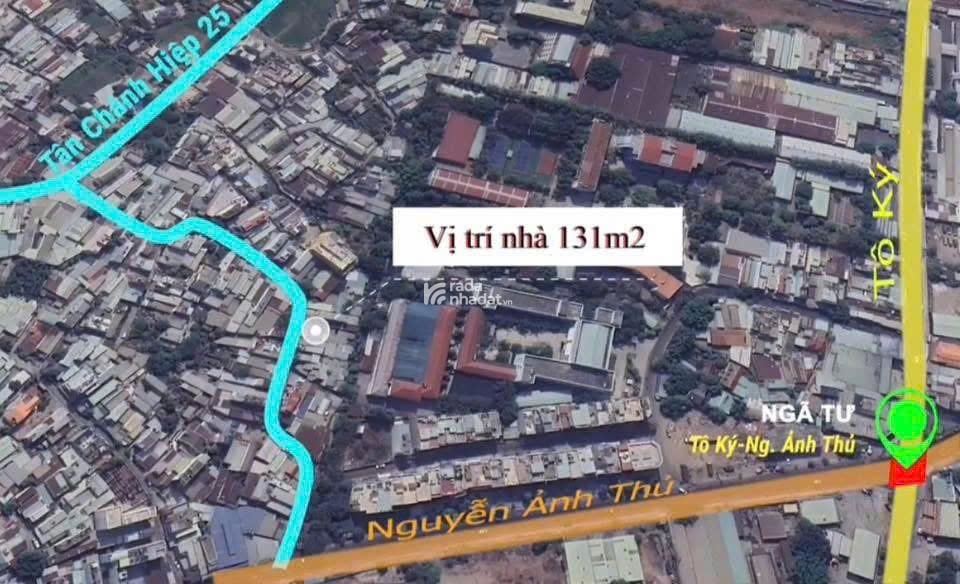 NHÀ MẶT TIỀN ĐƯỜNG 8M - CHỈ 6,2 TỶ- 131m2 FULL THỔ CƯ