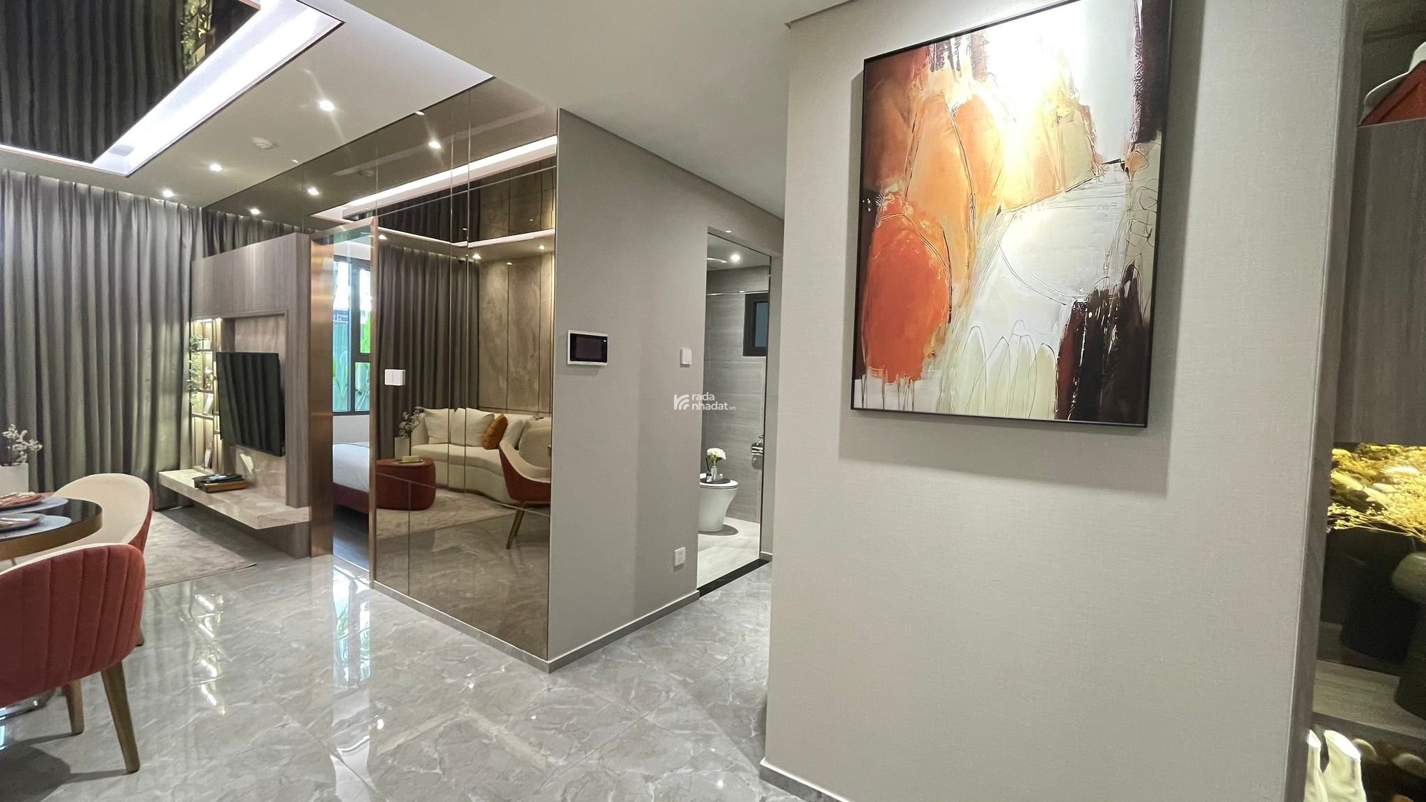 Cho thuê căn hộ Ht Pearl giá 7,5 triệu , có máy lạnh, máy giặt , tivi ,Sofa tủ lạnh căn 2 pn2 wc