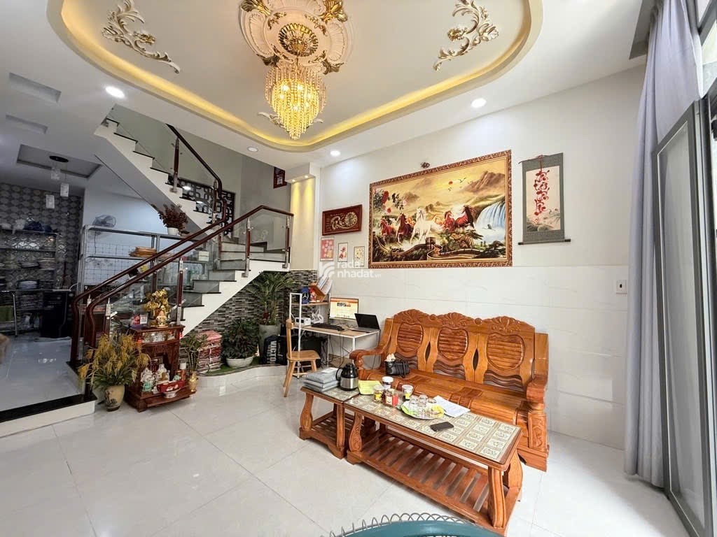 Chủ gấp bán nhà 4 tầng Lê Văn Thọ Thông Tây Hội Gò Vấp 5x22m Hẻm 5m Giá 10.7Tỷ