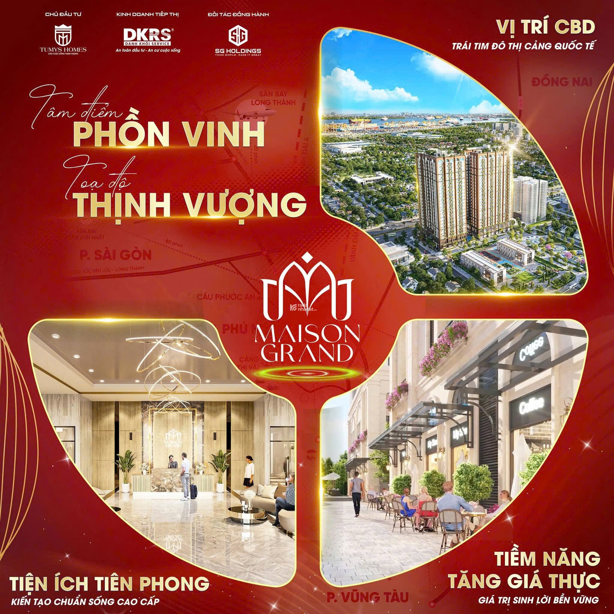  MAISON GRAND - CĂN HỘ 2 TỶ CHO THUÊ 12TRIỆU/THÁNG 