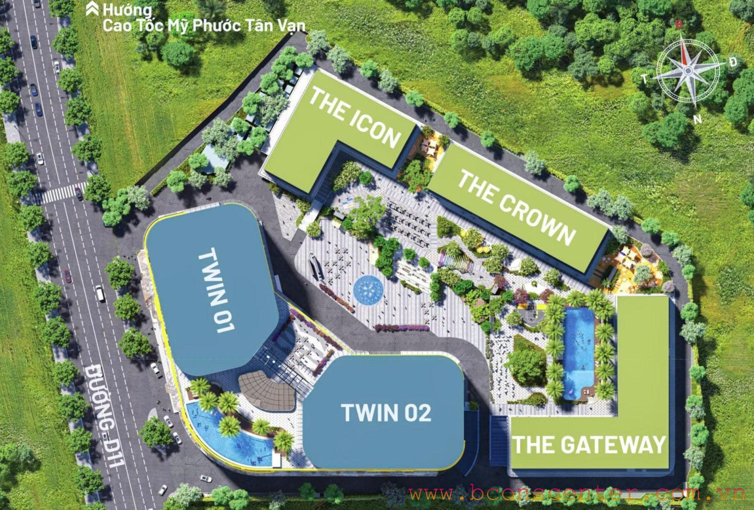 CHỈ 150 TRIỆU  CÓ NGAY CĂN HỘ 2PN TRUNG TÂM DĨ AN  BCONS CENTER CITY