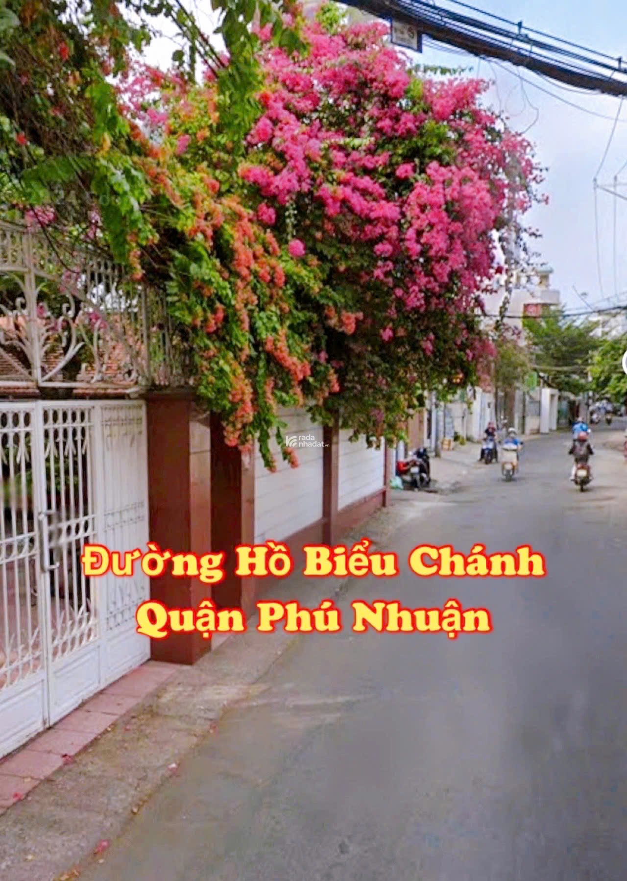 Nhà mặt tiền Hồ Biểu Chánh (gần Lê Văn Sỹ) - QUẬN PHÚ NHUẬN - 5x20m - 17.9 tỷ