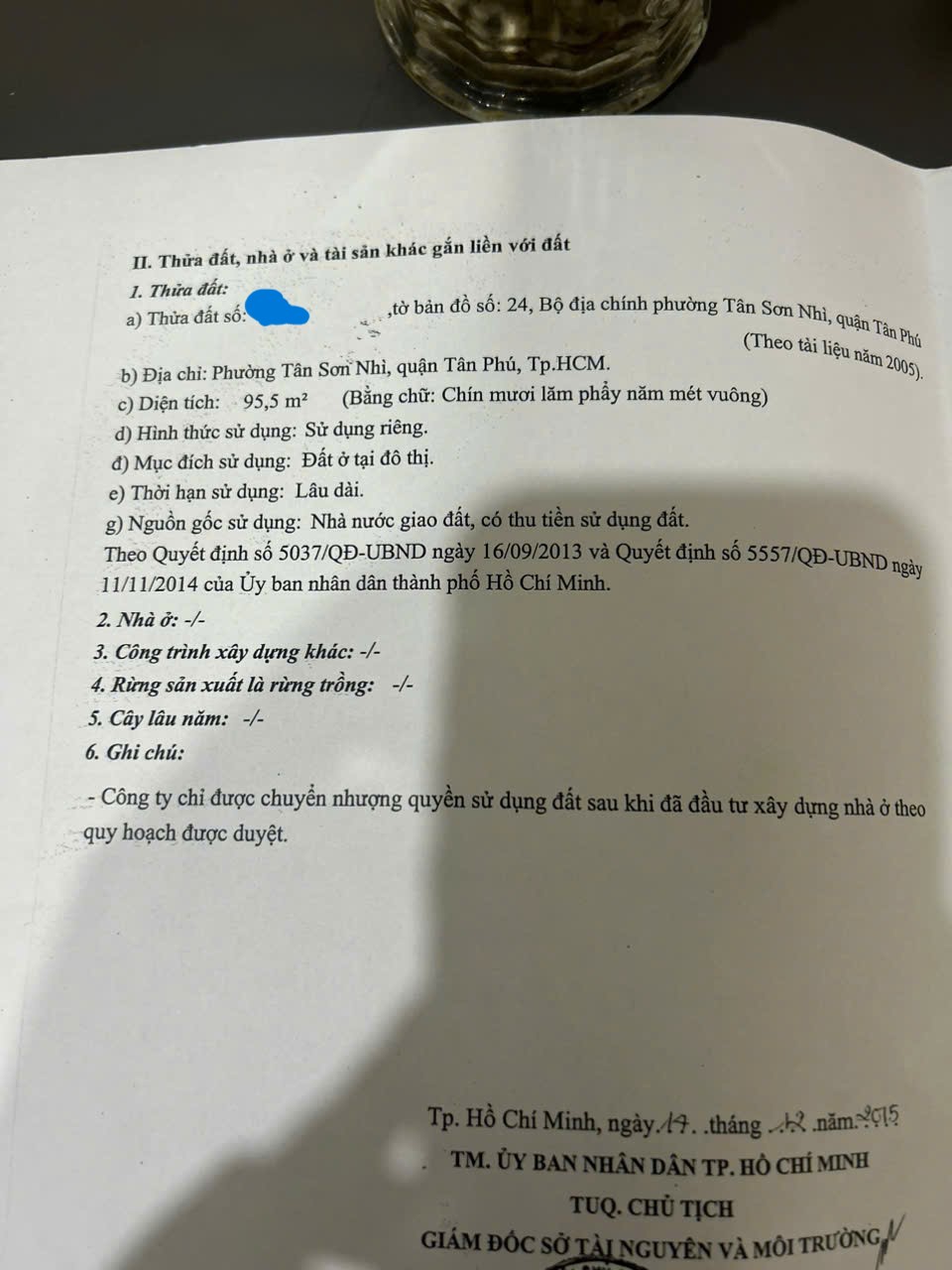 Bán nhà  mặt tiền đường số 5 , kdc an gia so 295 Tân Kỳ Tân Quý