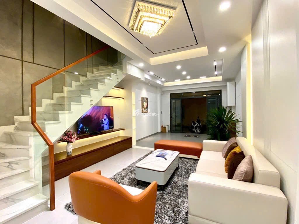 81m2 - Giá 9.7 tỷ - Xây mới HXH Huỳnh Tấn Phát cạnh chợ Phú Thuận, Q7