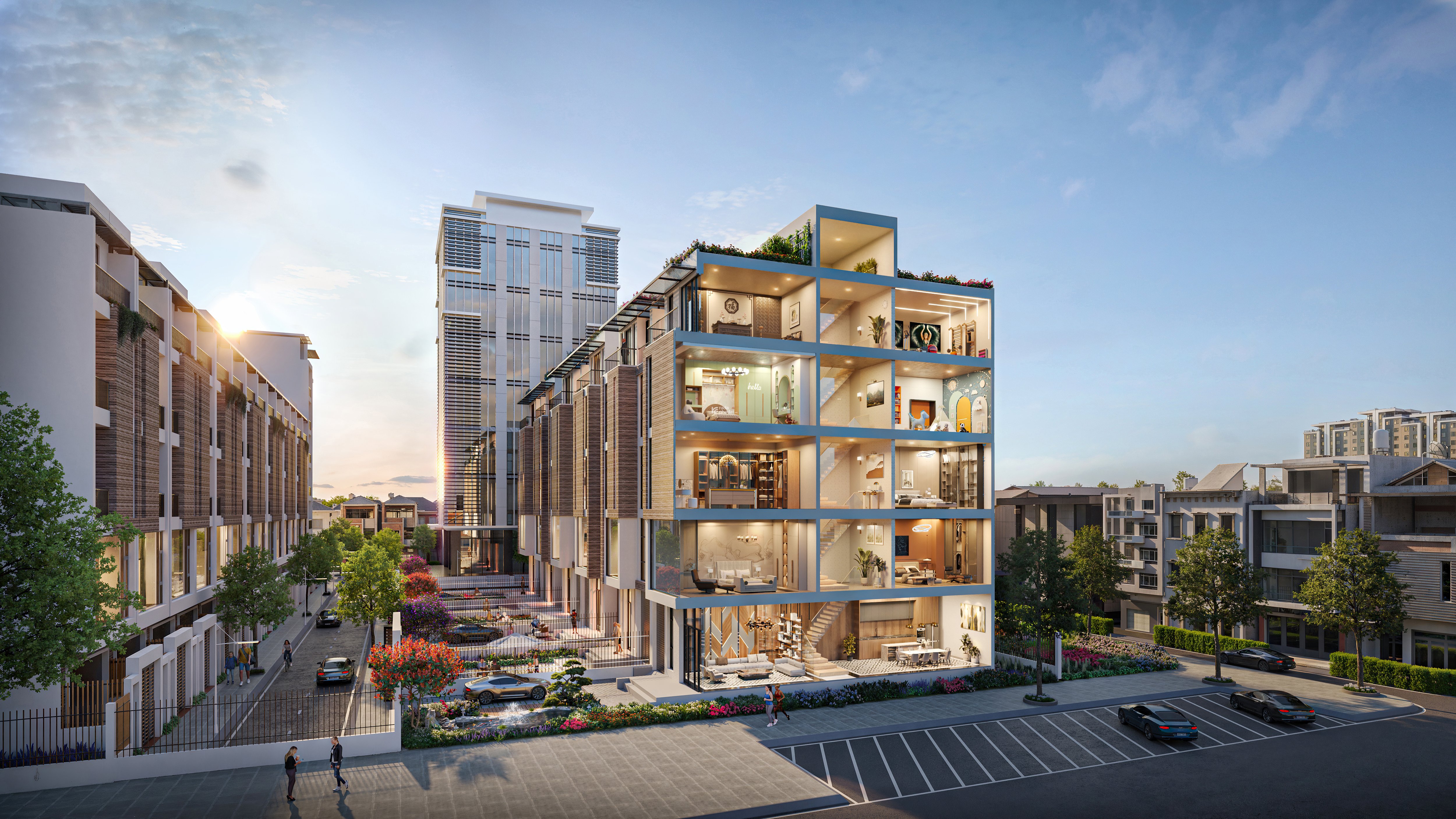 Bán biệt thự liền kề shophouse - phố Lạc Trung,4- 5 tầng sổ lâu dài, dòng tiền tốt, ngõ ô tô