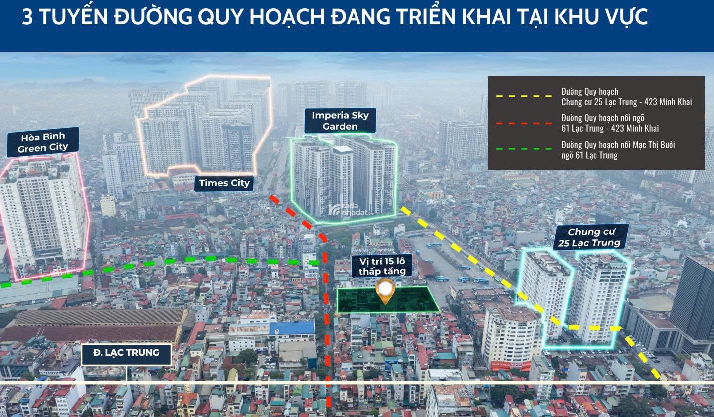 Bán biệt thự liền kề shophouse - phố Lạc Trung,4- 5 tầng sổ lâu dài, dòng tiền tốt, ngõ ô tô