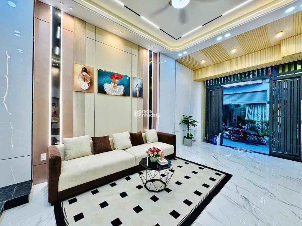Nhà mới đẹp 4 tầng Xe hơi vào nhà Phạm Văn Chiêu P9 Gò Vấp 4x12m Chỉ 7.35 Tỷ