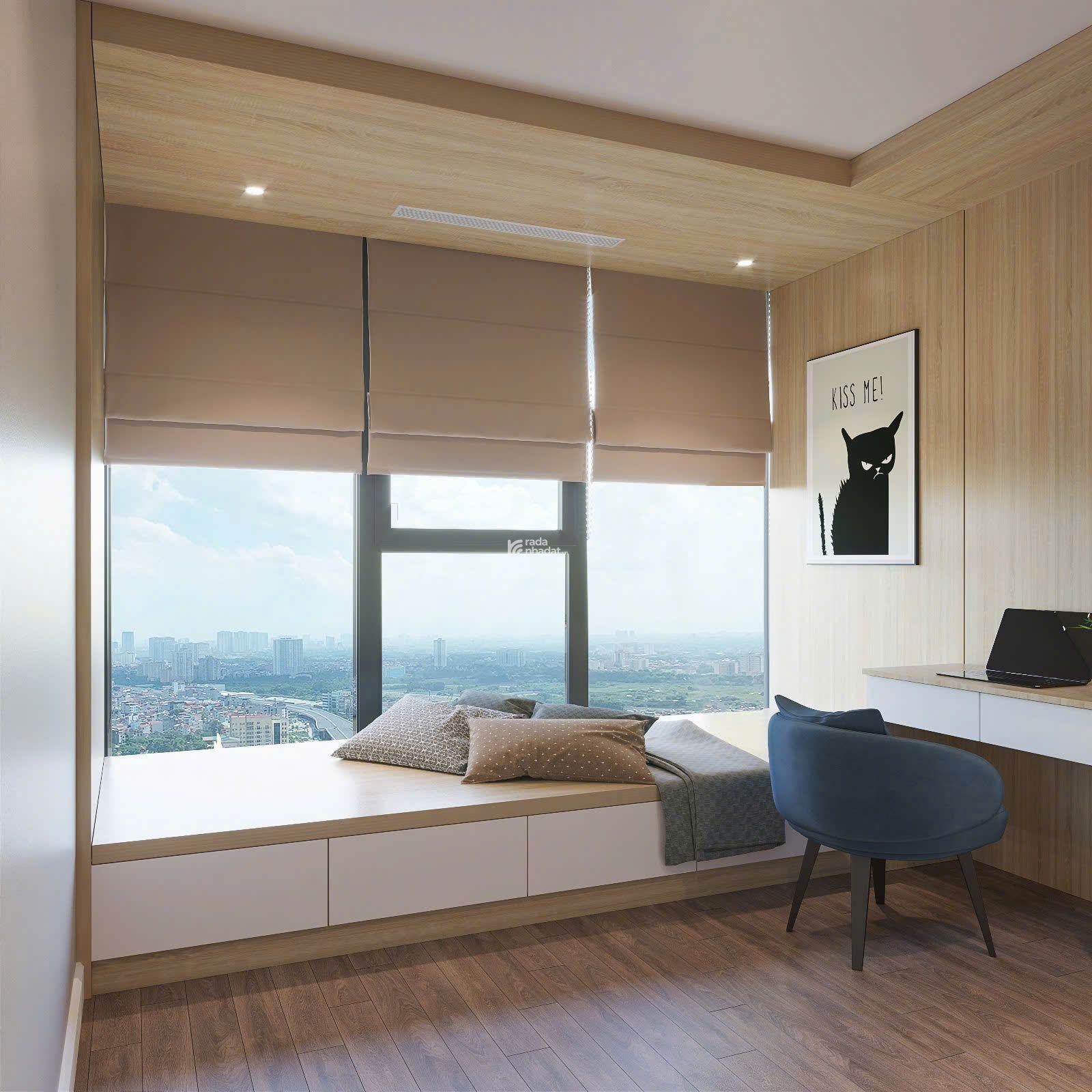 Bán căn 3 ngủ 117m2  1 đa năng full nội thất đẹp tầng sân vườn Sunshine City