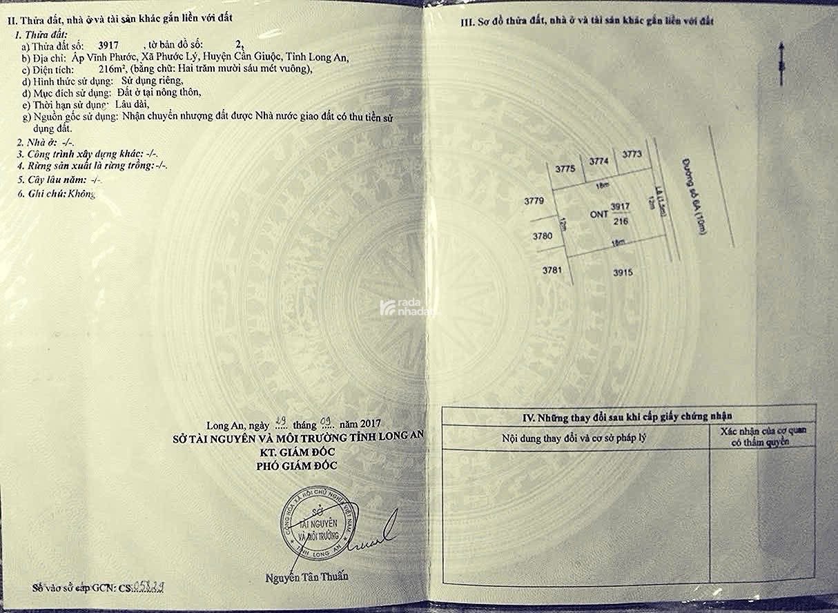 ĐẤT THỔ CƯ KHU ĐÔ THỊ 5 SAO NGAY CAO TỐC BẾN LỨC LONG THÀNH