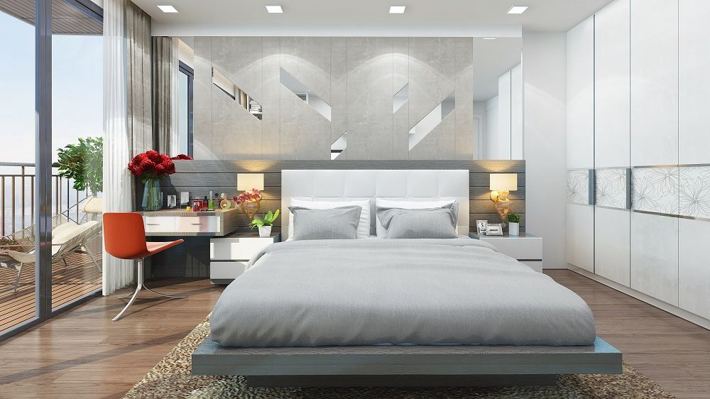Đón bình minh biển Mỹ Khê từ ban công căn Studio Wyndham Soleil Đà Nẵng full nội thất 5 sao