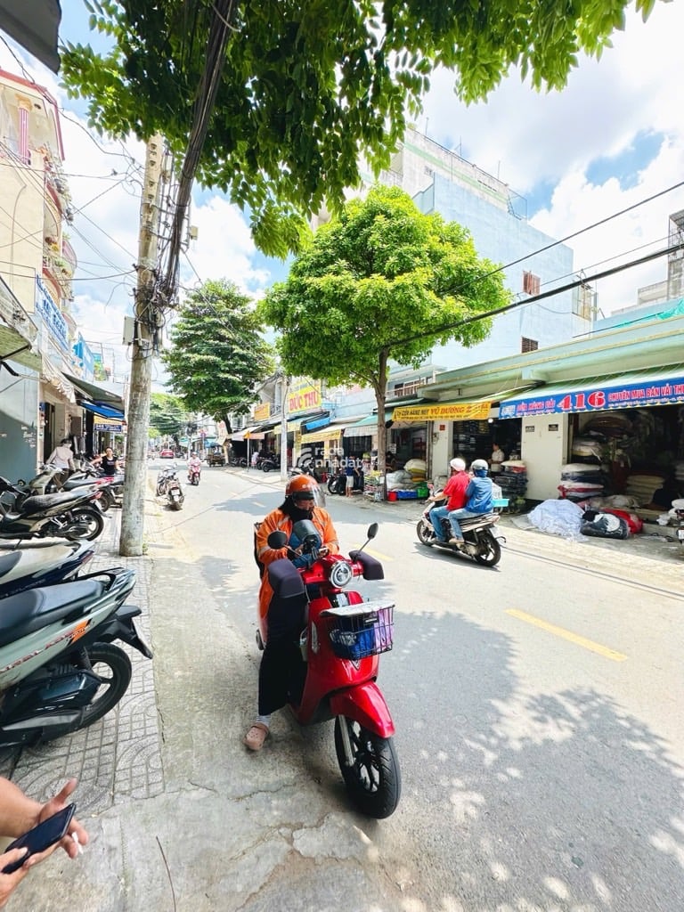  MẶT TIỀN KINH DOANH KHU CHỢ VẢI PHÚ THỌ HOÀ - TÂN PHÚ - NGANG NỞ HẬU 4.6M - 4 TẦNG - 6PN - 