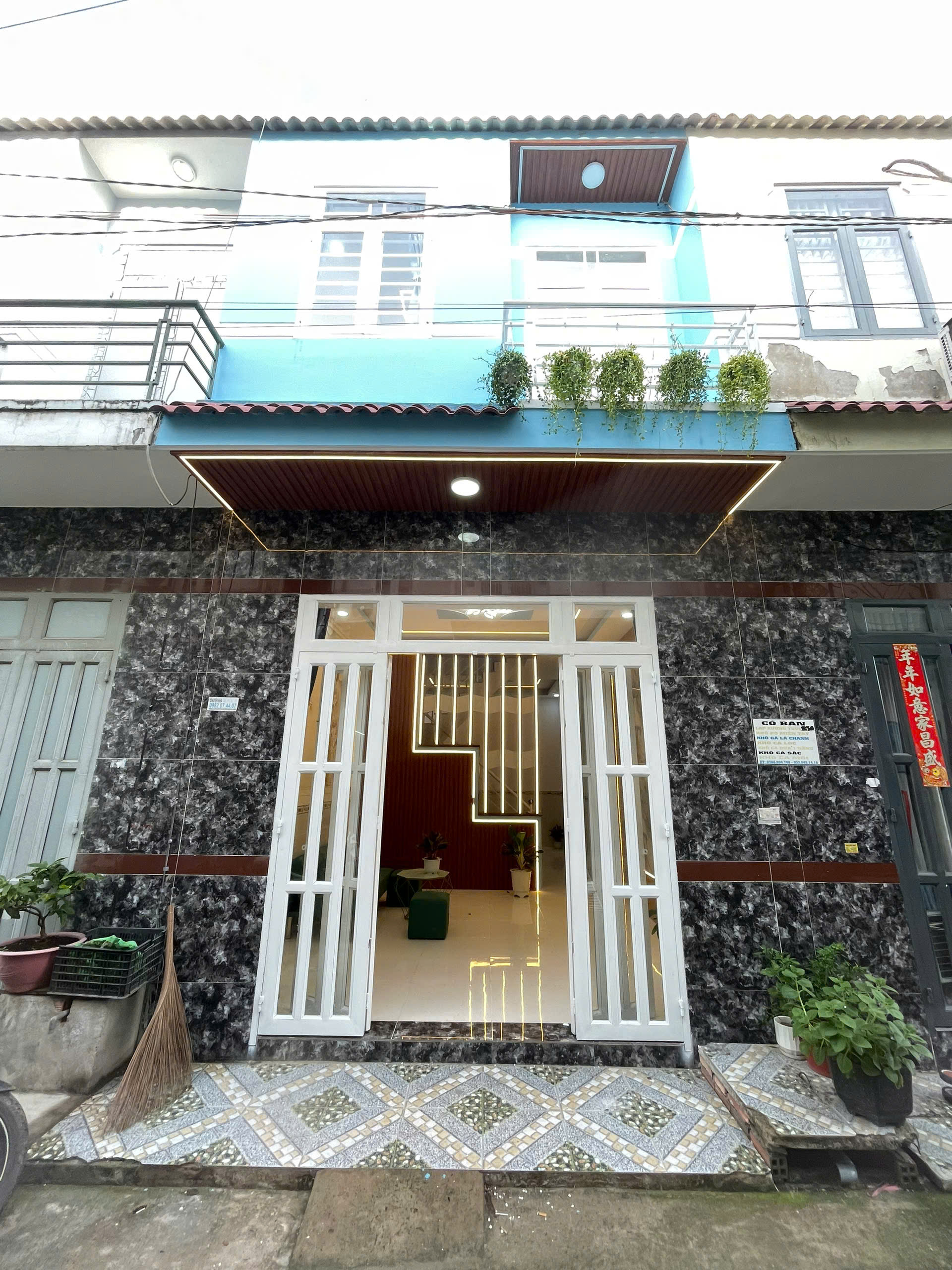 Bán nhà riêng tại Mỹ Hạnh Nam Đức Hòa, 1 lầu 1 trệt, 2 phòng ngủ, 44m2 ra gấp 725tr thương lượng