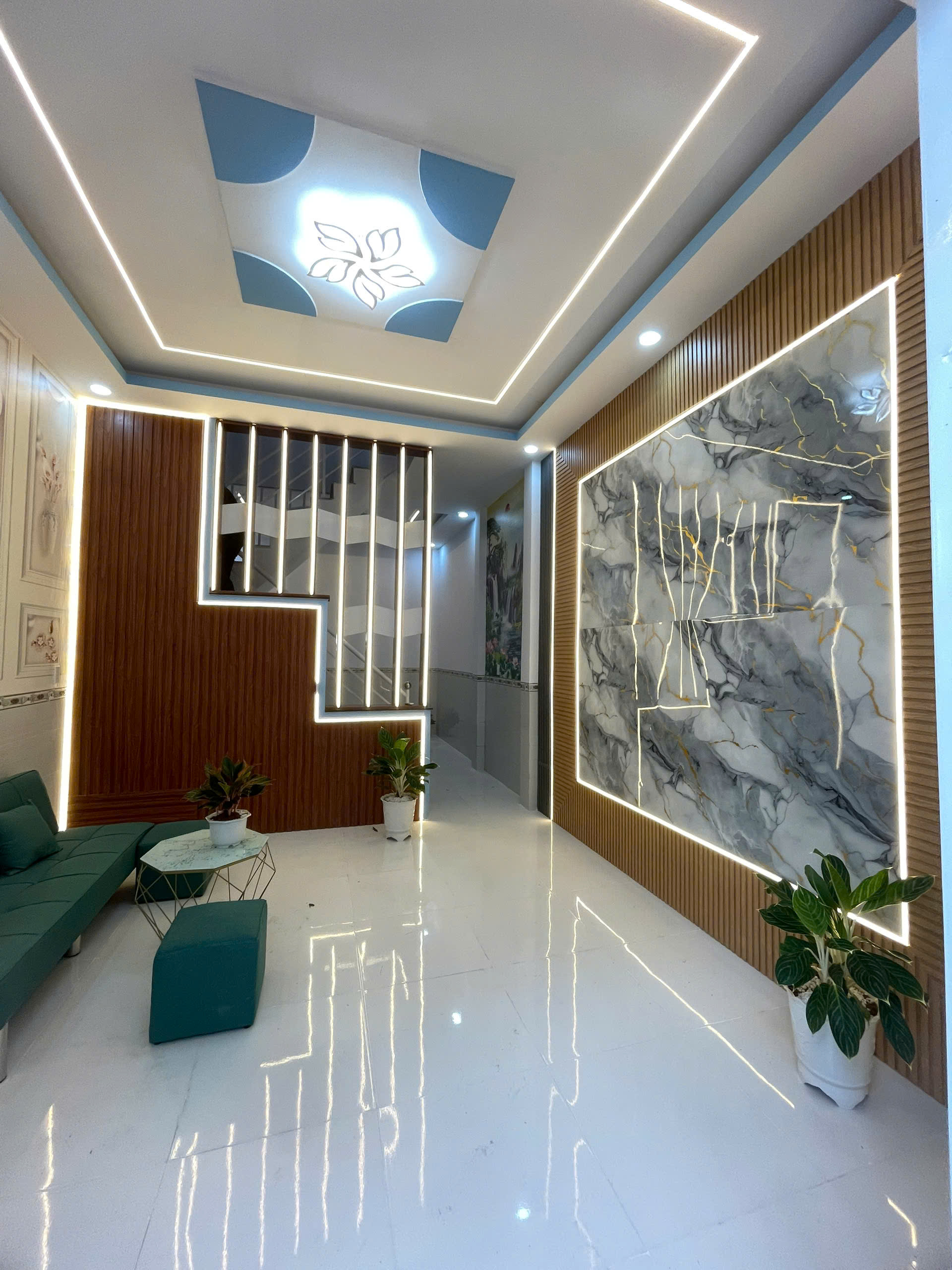 Bán nhà riêng tại Mỹ Hạnh Nam Đức Hòa, 1 lầu 1 trệt, 2 phòng ngủ, 44m2 ra gấp 725tr thương lượng