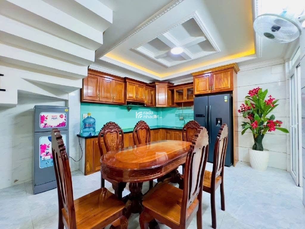 NHÀ 5 TẦNG, THANG MÁY - NGANG 5.5M - ĐƯỜNG 8M - KDBB, XE HƠI THÔNG - GIÁ 13.1 TỶ TL.