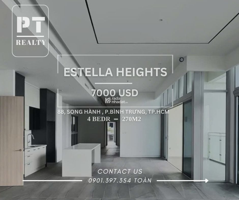 Penthouse Estella Heights , sống sang, sống chuẩn.