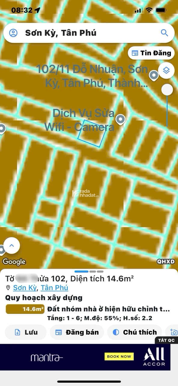 Bán nhà Son Ky Tan Phu 2ty3, hẻm 3m đường TKTQ. Nhà mới 3 tầng.