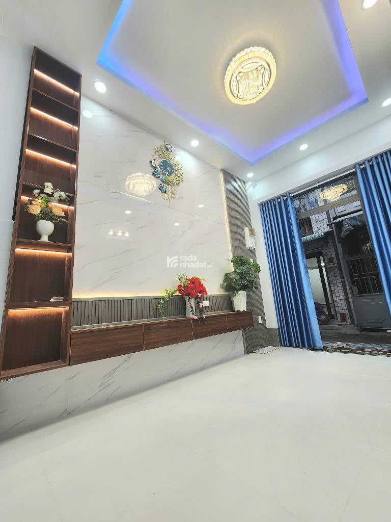 NHÀ ĐẸP 4 TẦNG, 5 PN, HẺM TÙNG THIỆN VƯƠNG, P. PHÚ ĐỊNH, QUẬN 8, GẦN CẦU CHÀ VÀ, 30M2, NHỈNH 4T