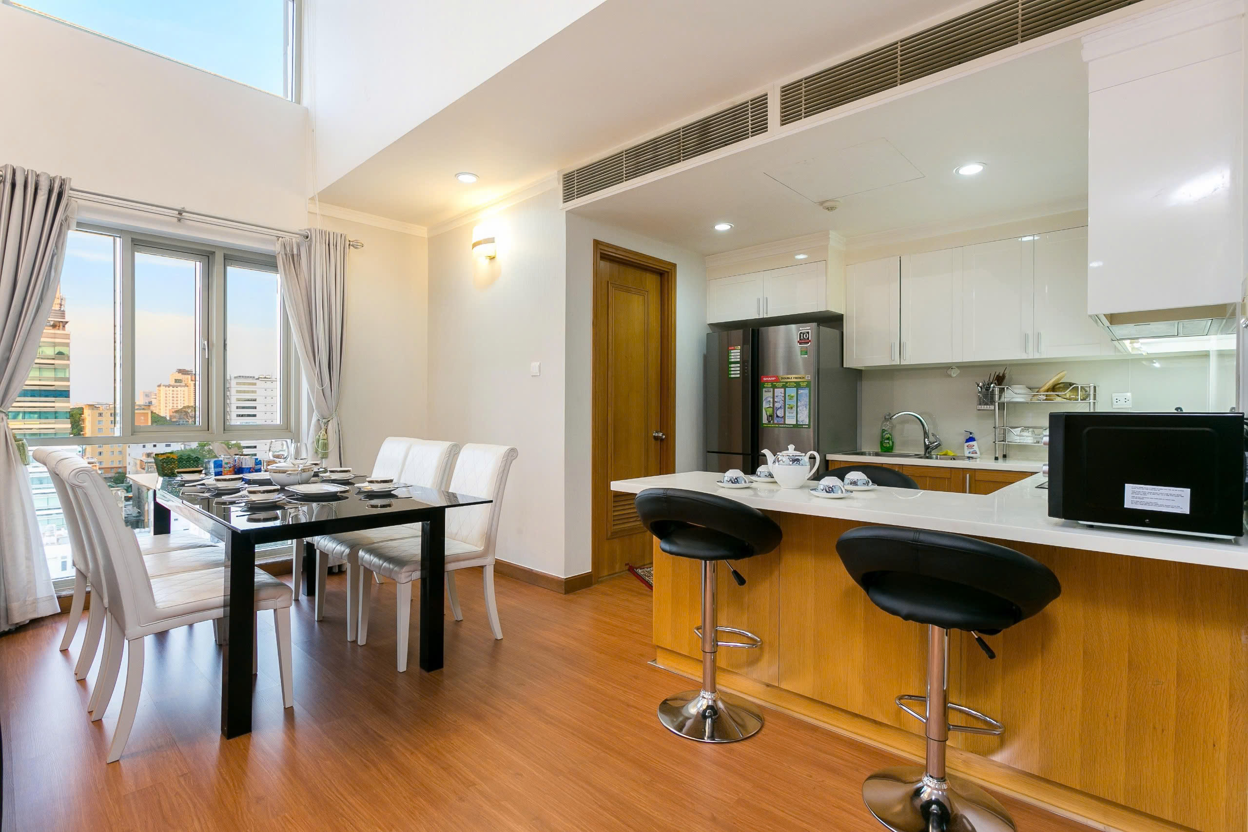 Cho thuê căn hộ penthouse duplex 4Pn Saigon Pavillon Full nội thất cao cấp 43Tr Xem