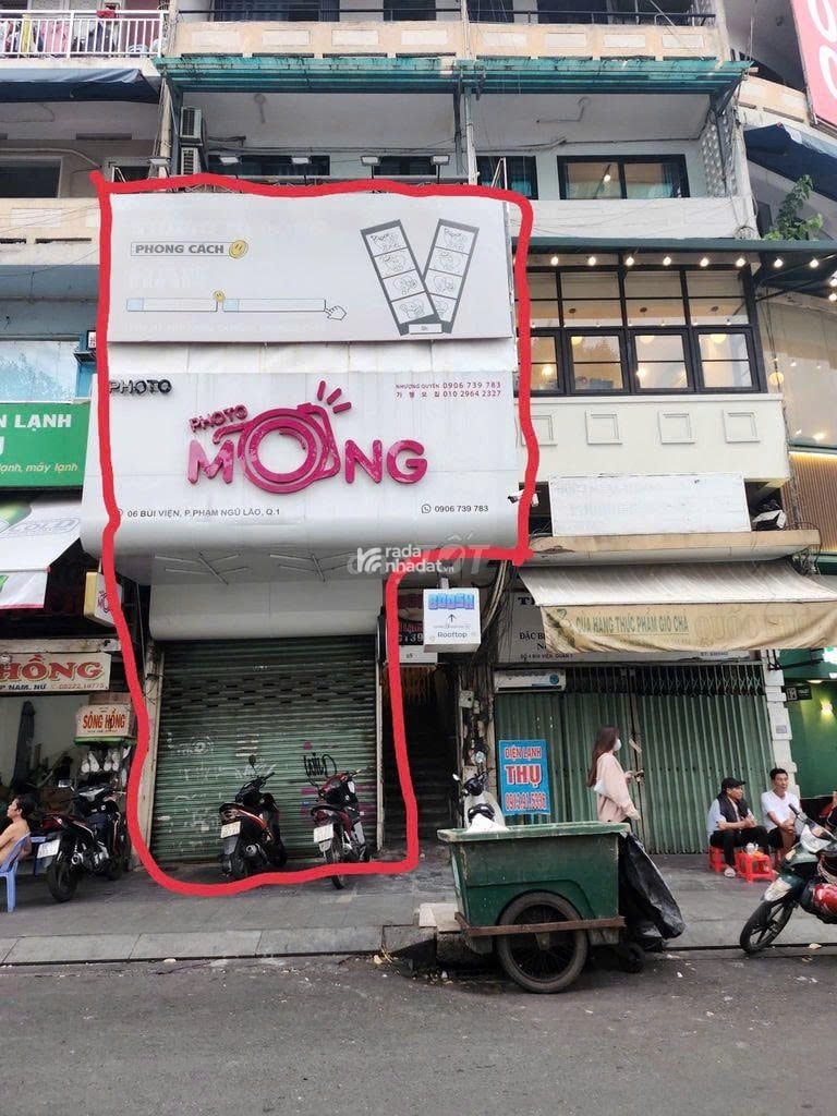Cần cho thuê mặt tiền kinh doanh Khu Phố Tây tại Số 6 Bùi Viện P.Phạm Ngũ Lão Q1