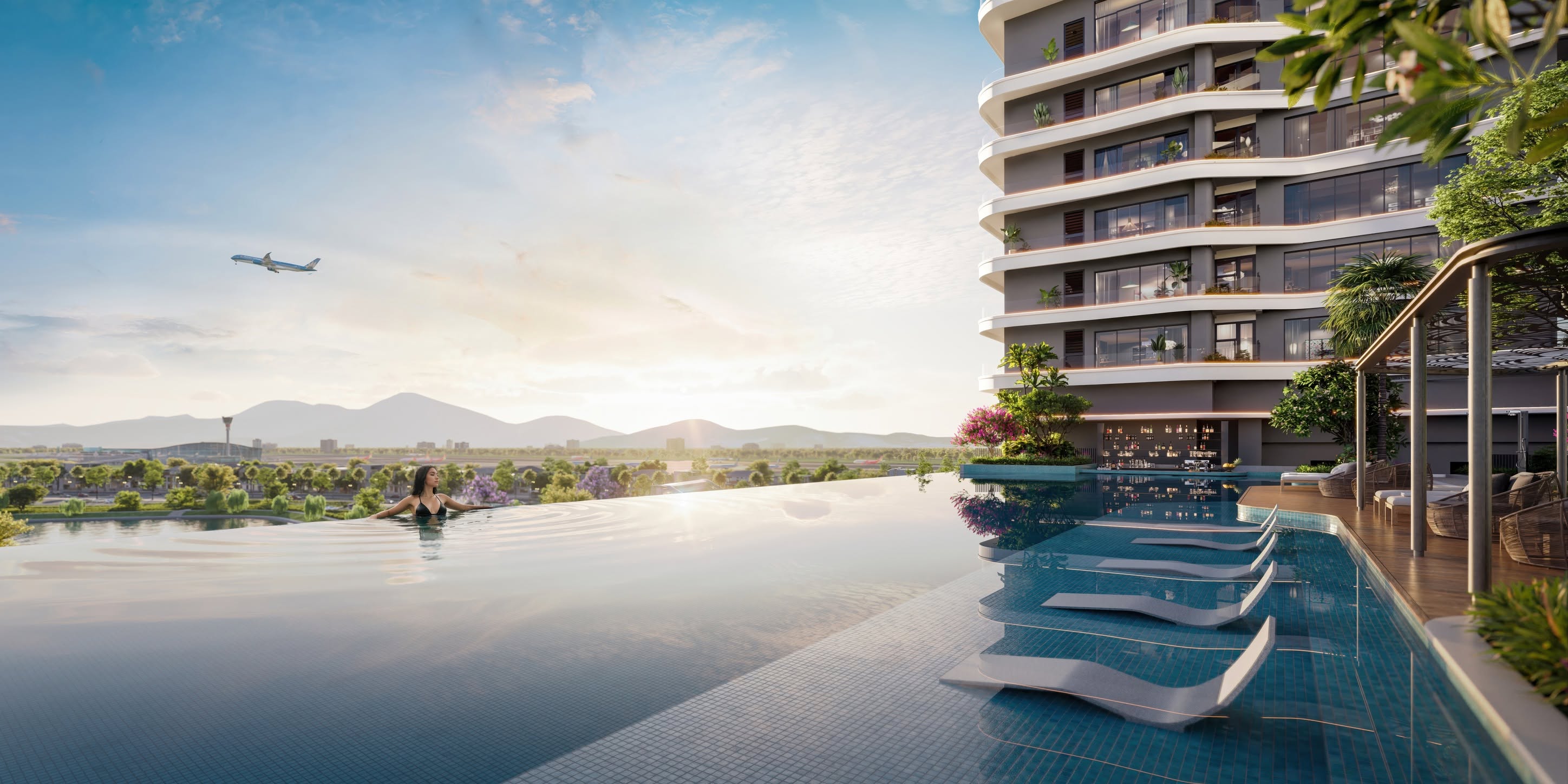 Căn hộ TTC, căn góc 2PN, 61m2, view biển. HTLS 50%, ân hạn gốc lãi 12 tháng