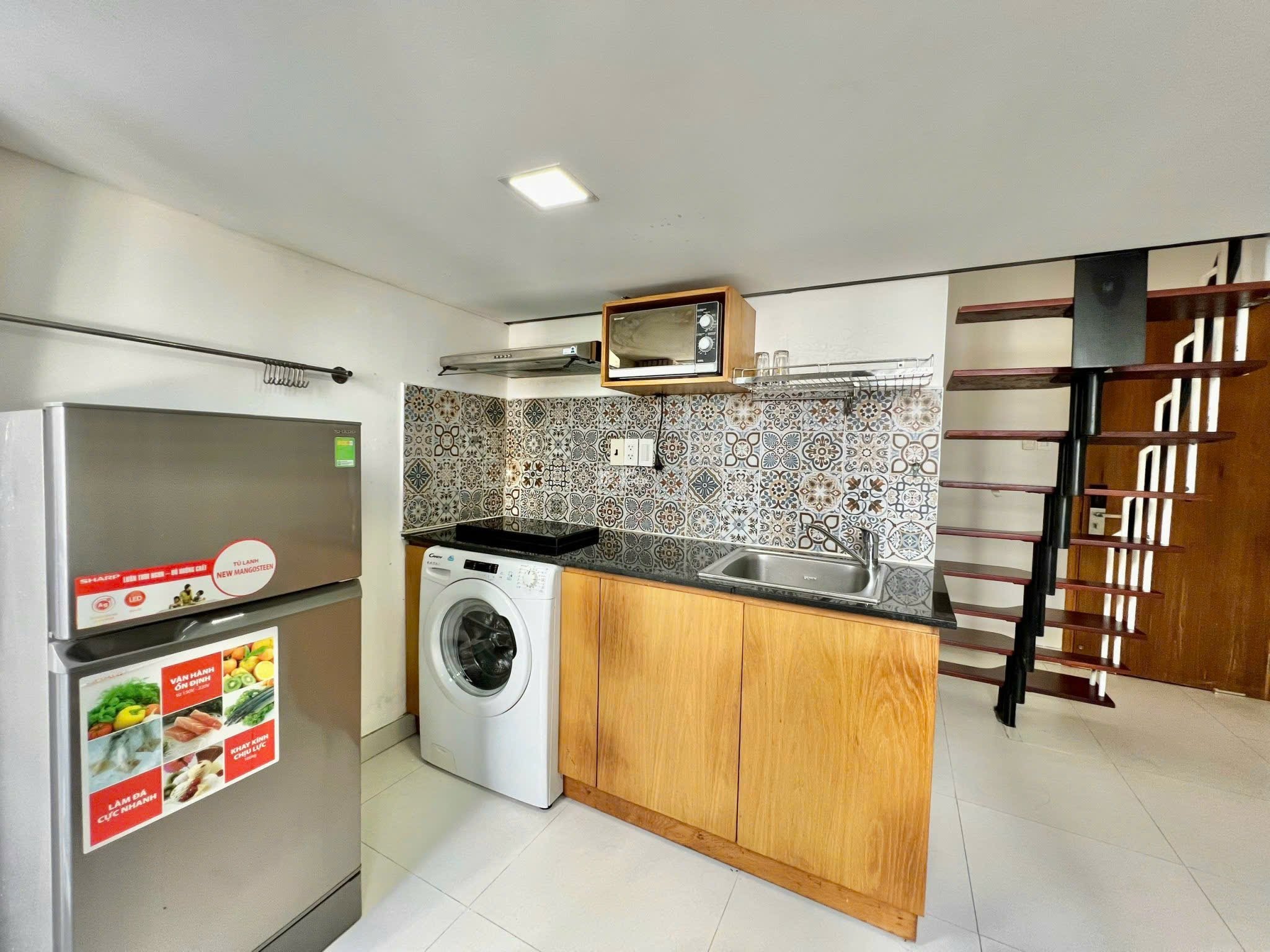 DUPLEX FULL NỘI THẤT -  MÁY GIẶT RIÊNG - GẦN DINH ĐỘC LẬP, Q3 -  Ở ĐƯỢC 3, 4 NGƯỜI