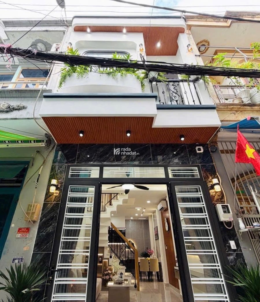 Đầy đủ nội thất chỉ 2tỷ870 , nhà đường Lê Trực Q Bình Thạnh, 33m2 , 2 Tầng