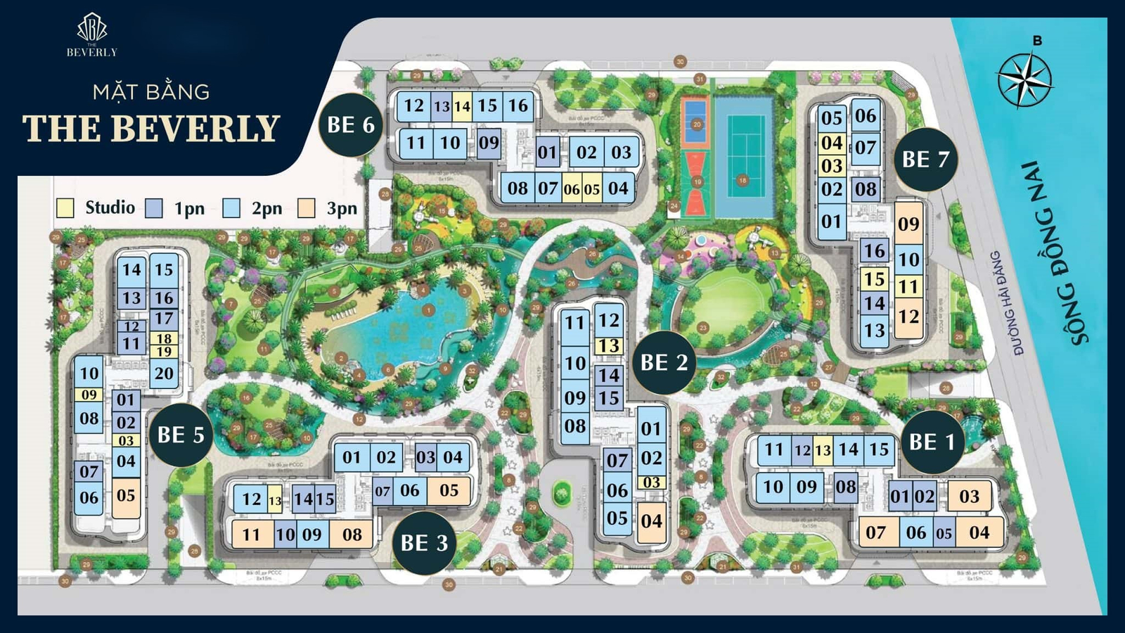 Hàng đẹp Vinhomes Grand Park: Studio 33,70m2 tại BE5, 2,71tỷ