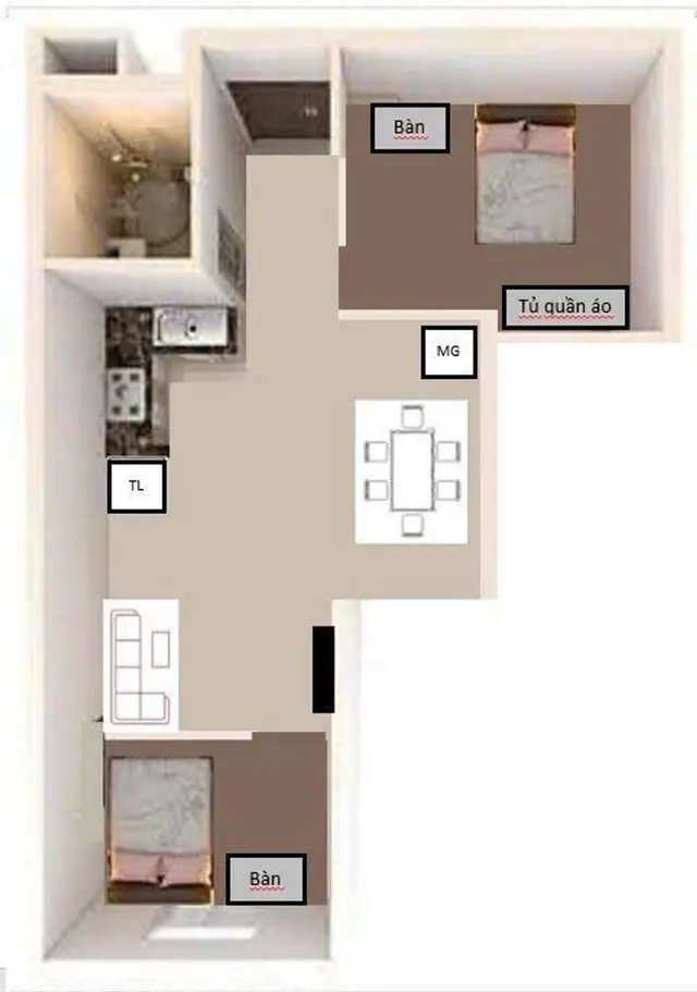 CHỈ 2.55 TỶ SỞ HỮU CĂN HỘ 2PN MOSCOW TOWER, SỔ HỒNG RIÊNG, GẦN METRO THAM LƯƠNG
