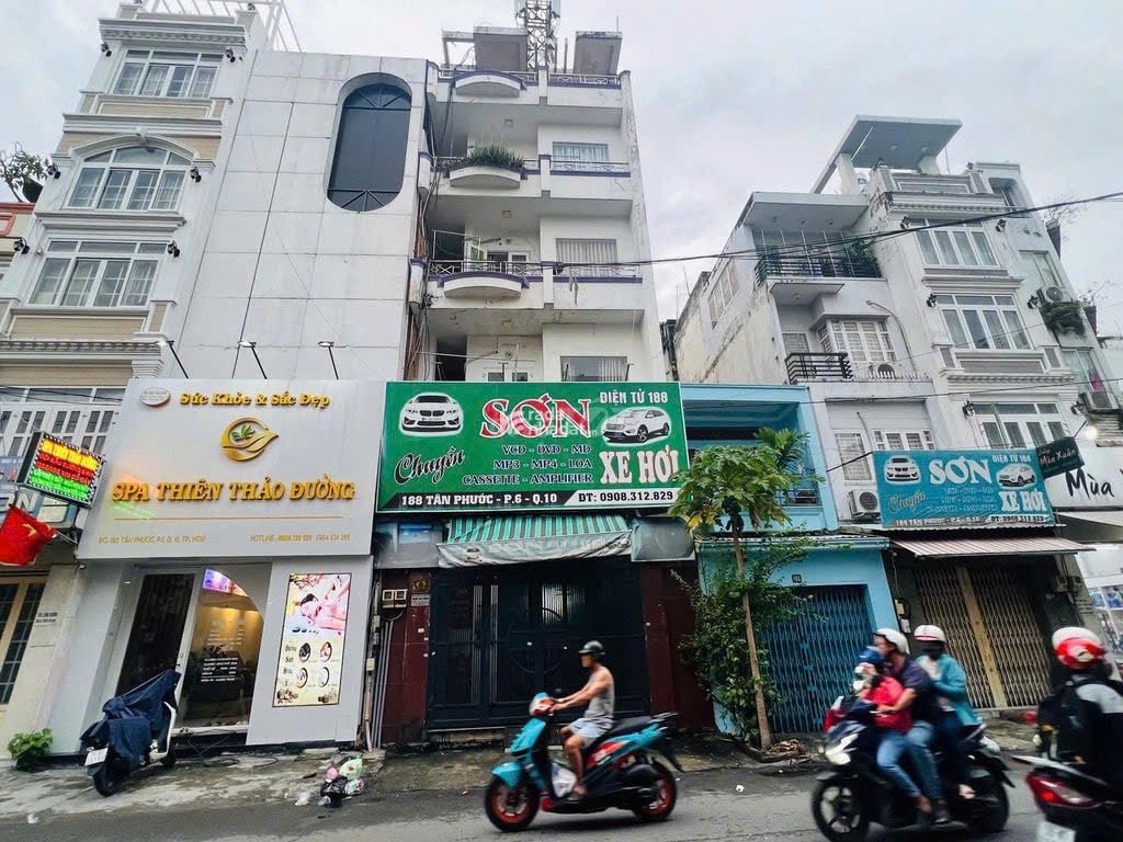 NHÀ MẶT TIỀN QUẬN 10 - NGANG 6M - 6 TẦNG - 18 TỶ