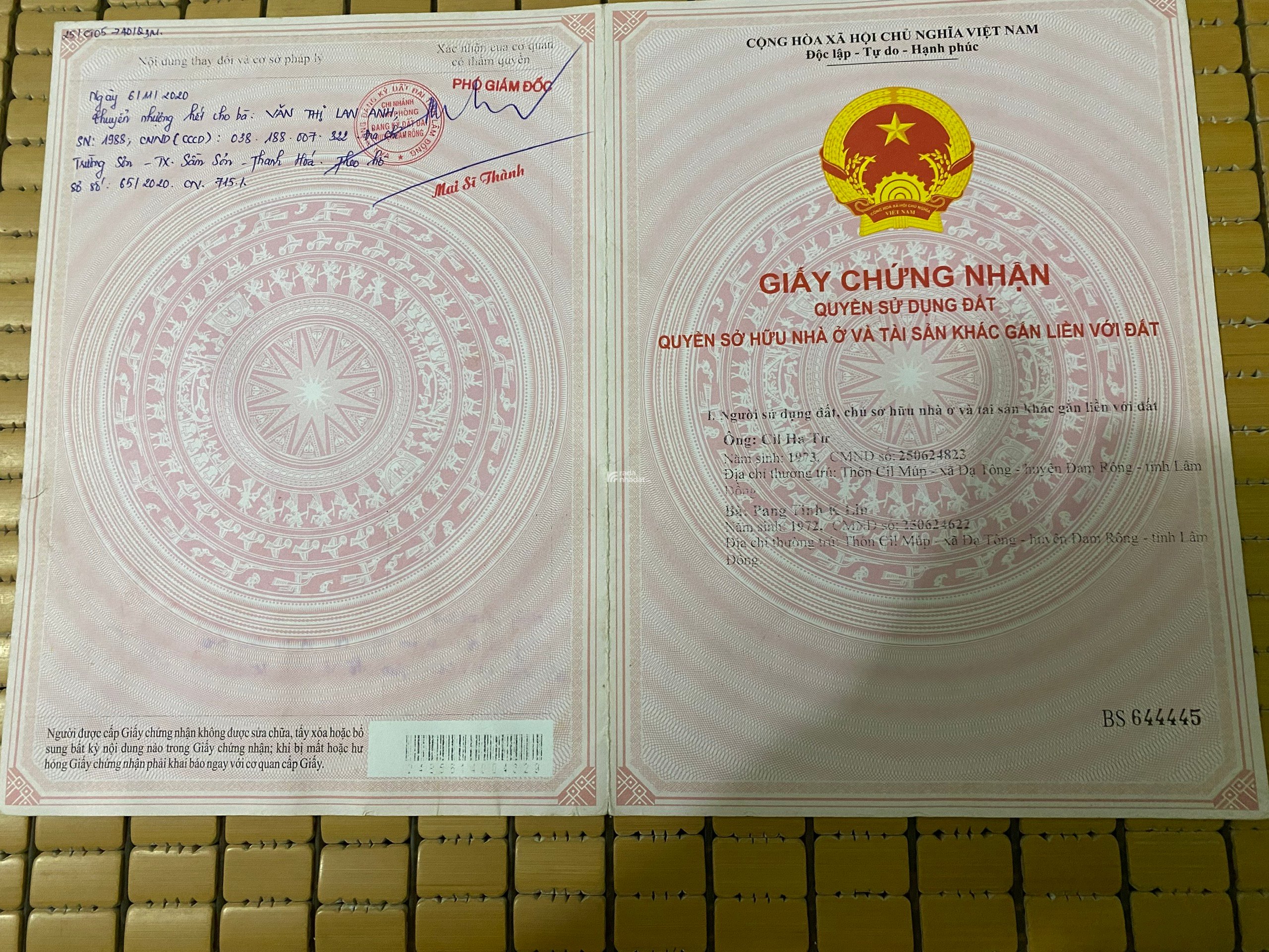 ĐẤT LÂM ĐỒNG, 2 MẶT TIỀN, CẠNH SUỐI, CHÍNH CHỦ