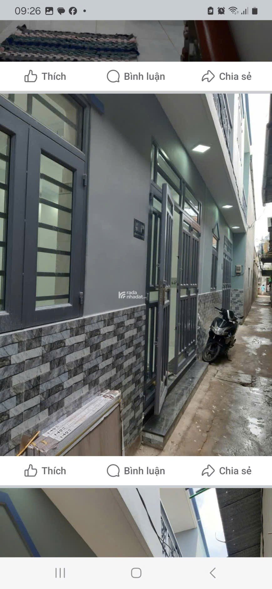 Bán giá 2,9 Tỷ, nhà mới, đẹp đúc thật trệt, 1 lầu 4m x6,5m hẻm thông đg 59 P14 Gò Vấp