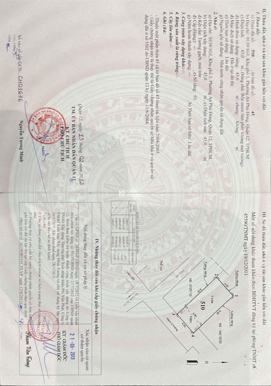 NHÀ ĐẸP APĐ 09 GIÁP NGUYỄN OANH, GIẢM NGAY 110 TRIỆU 4.X TỶ