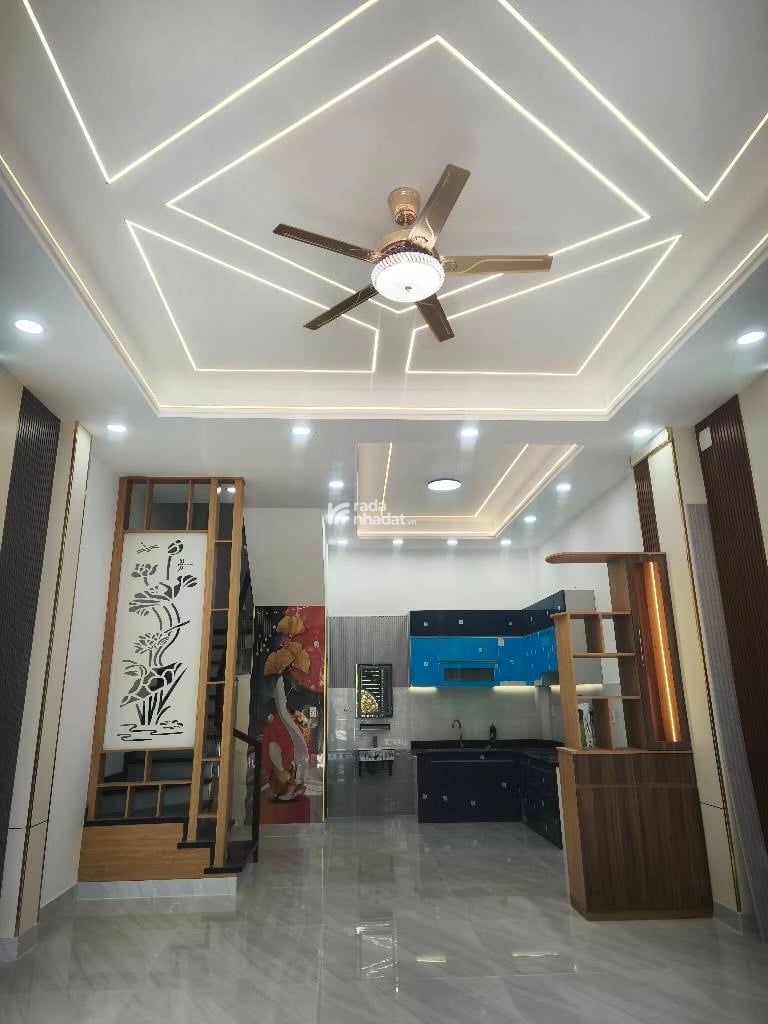 NHÀ 4 TẦNG MỚI XÂY VÀO Ở NGAY THIẾT KẾ HIỆN ĐẠI - HẺM XE HƠI VÀO NHÀ - NGANG HIẾM 5.15M - KHÔNG LỘ