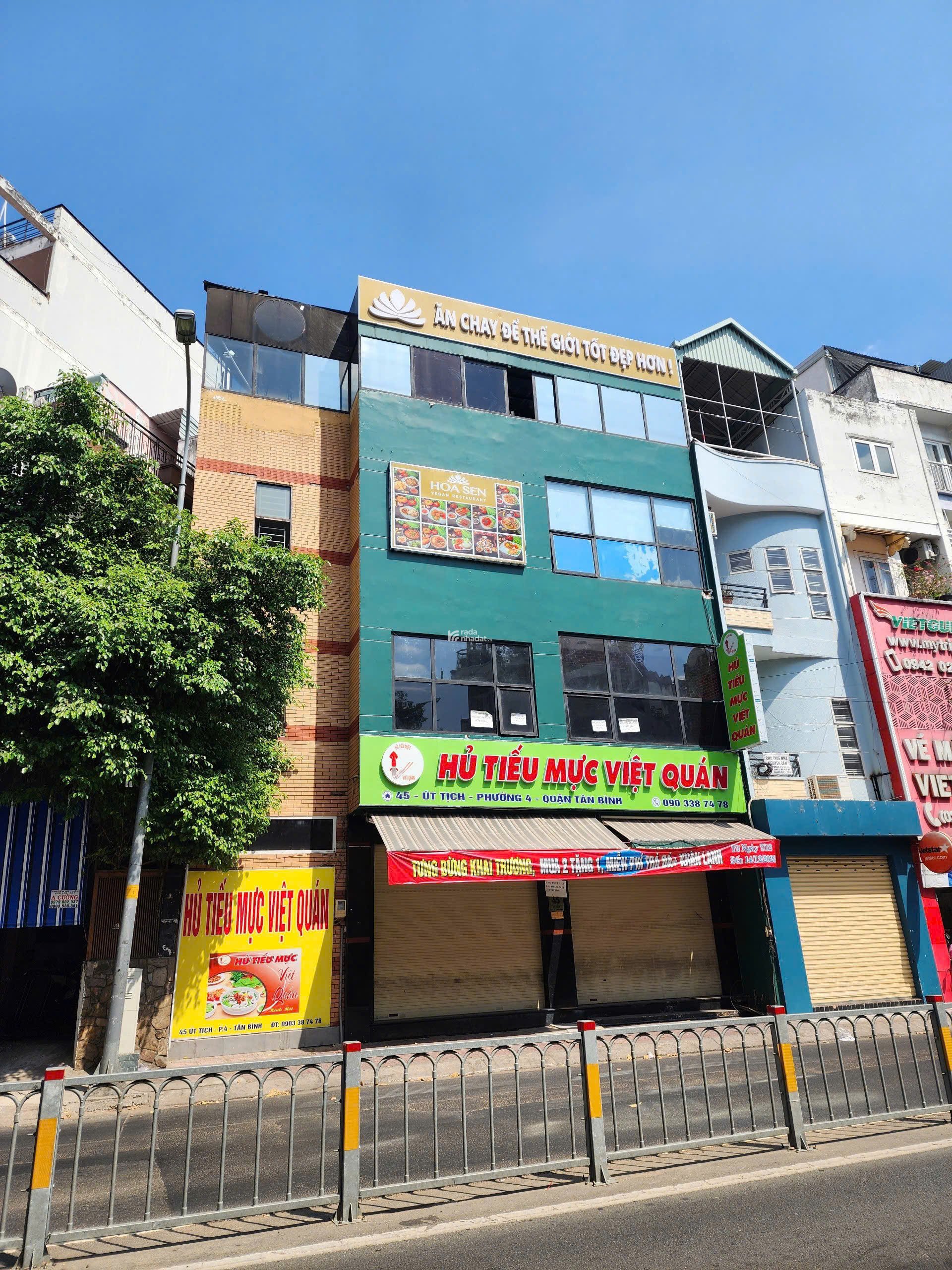 HOT: BÁN NHÀ MẶT TIỀN  ÚT TỊCH SIÊU KINH DOANH , PHƯỜNG 04, TÂN BÌNH