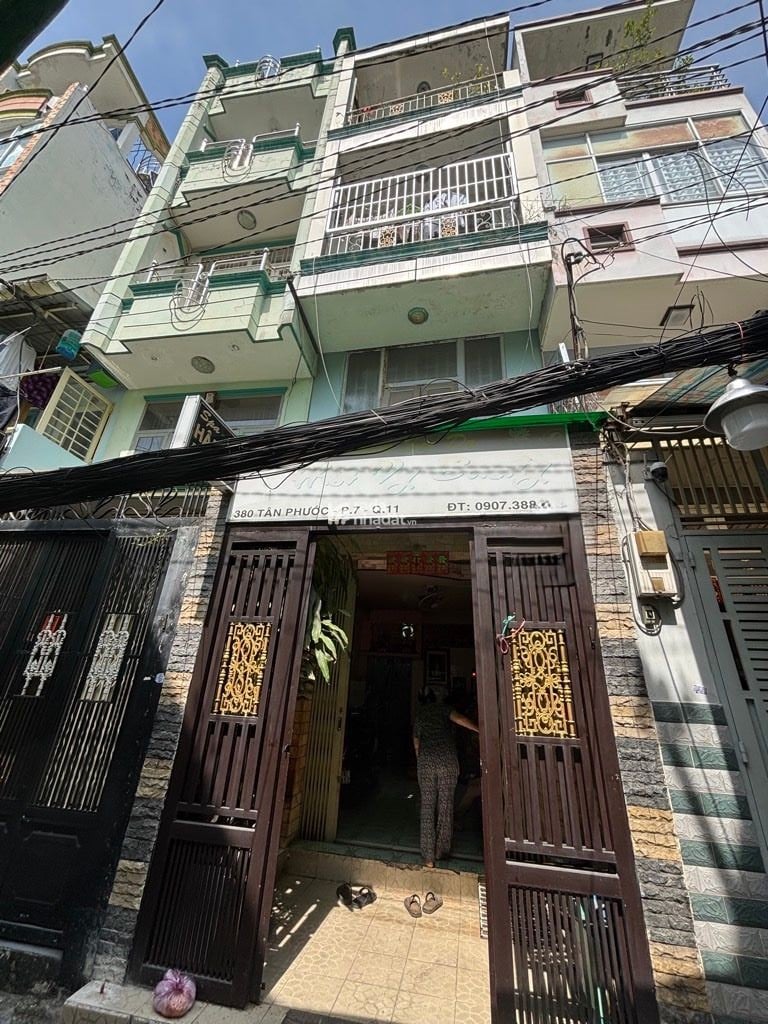 TRUNG TÂM Q. 11- 5 TẦNG BTCT - DTSD: 120M2- HXH- NGAY GIAO LỘ  LÝ NAM ĐẾ- TÂN PHƯỚC - 6 TỶ 1