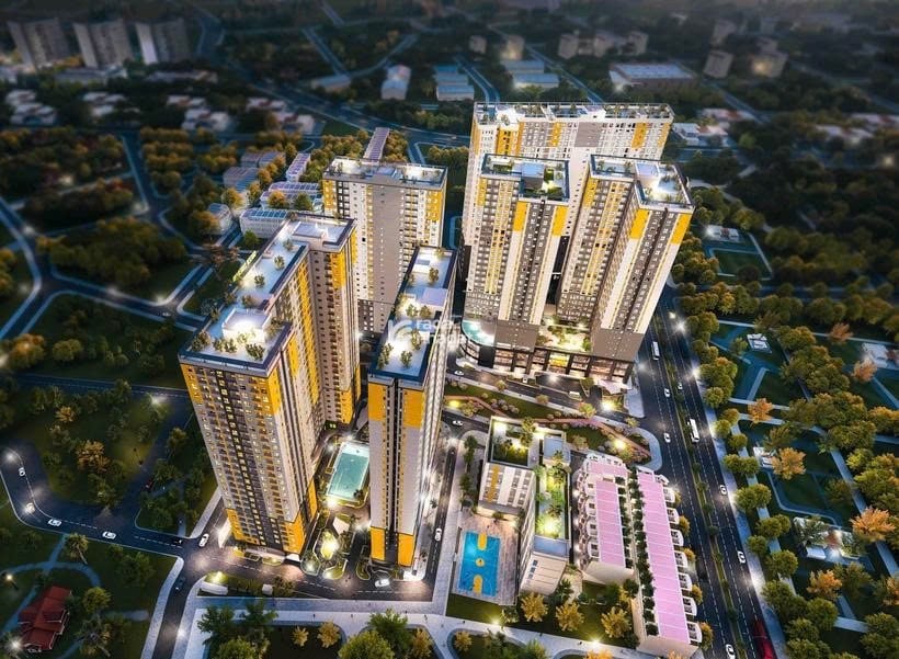 Căn hộ 1ty9 Ngay làng ĐH- 2PN/2WC- 60M2 view hồ bơi