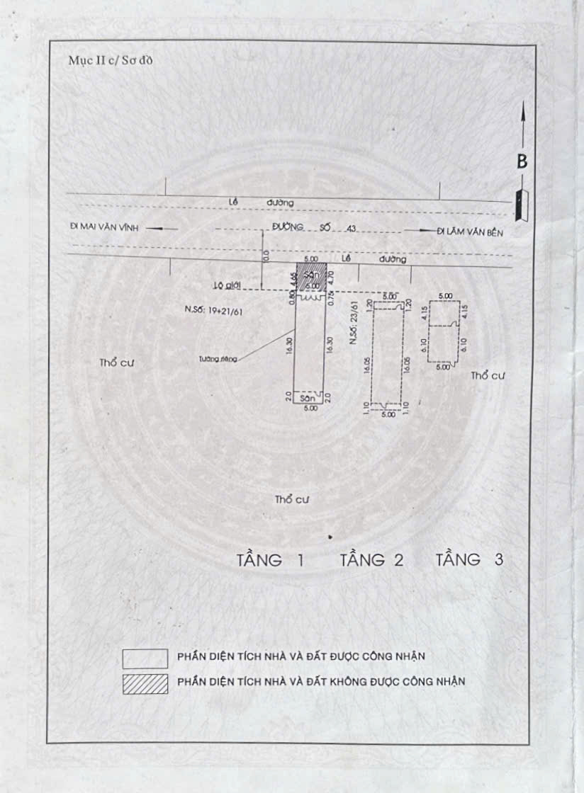 Nhà cấp 4 DT 4x20m - 8x20m - 12x20m đường số phường Tân Quy Quận 7