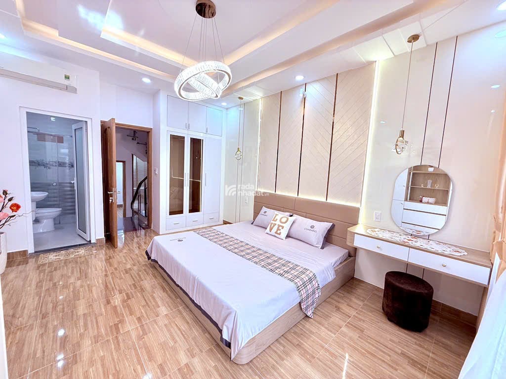 HÀNG HOT MỚI 2025 ĐẸP - PHƯỜNG 14 - GÒ VẤP - 4 TẦNG - DTR 62M2 - GẦN SÂN BAY - CHỈ 8 TỶ 480