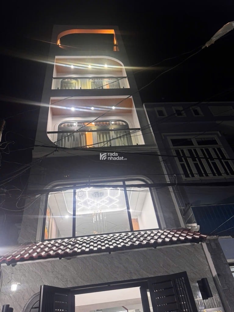  HẺM VIP  HƯƠNG LỘ 2 THÔNG - NGAY 4 XÃ - KO LỘ GIỚI - 5 TẦNG SIU ĐẸP MỚI TINH - 54M2 