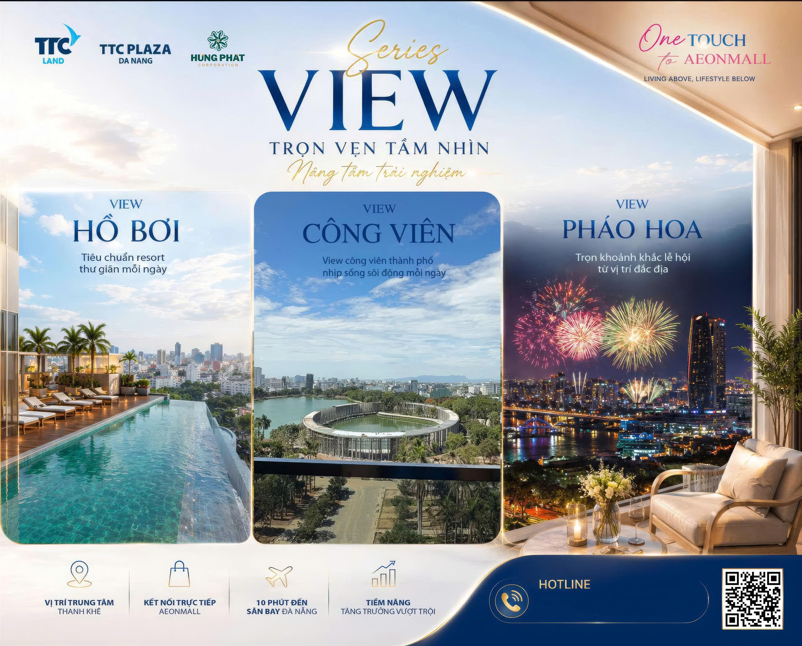 520 triệu vào ở ngay Căn hộ TTC Plaza TTTM Aeon Mall Đà Nẵng - View pháo hoa Diff - Công viên 29/3