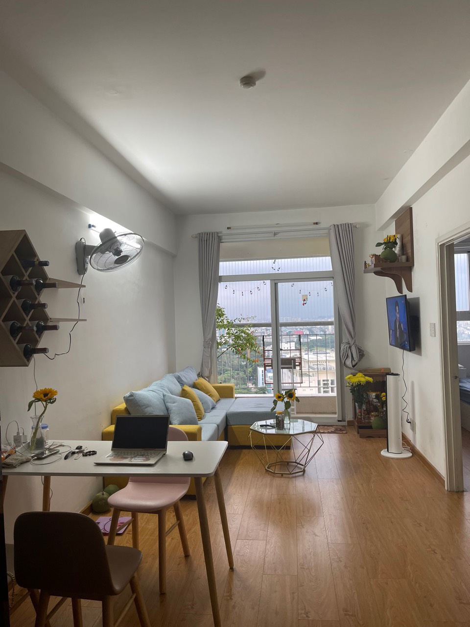 Bán CH chung cư Prosper Plaza, Q12, 65m2, 2PN, 2WC full nt đẹp,view thoáng, giá 3,2 tỷ, sổ hồng sẵn