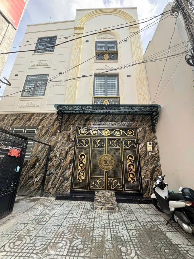 Nhà Mới 100%, Hẻm 10m gần chợ Tân Hương, 4 tầng, 5PN, chỉ 7.75 tỷ